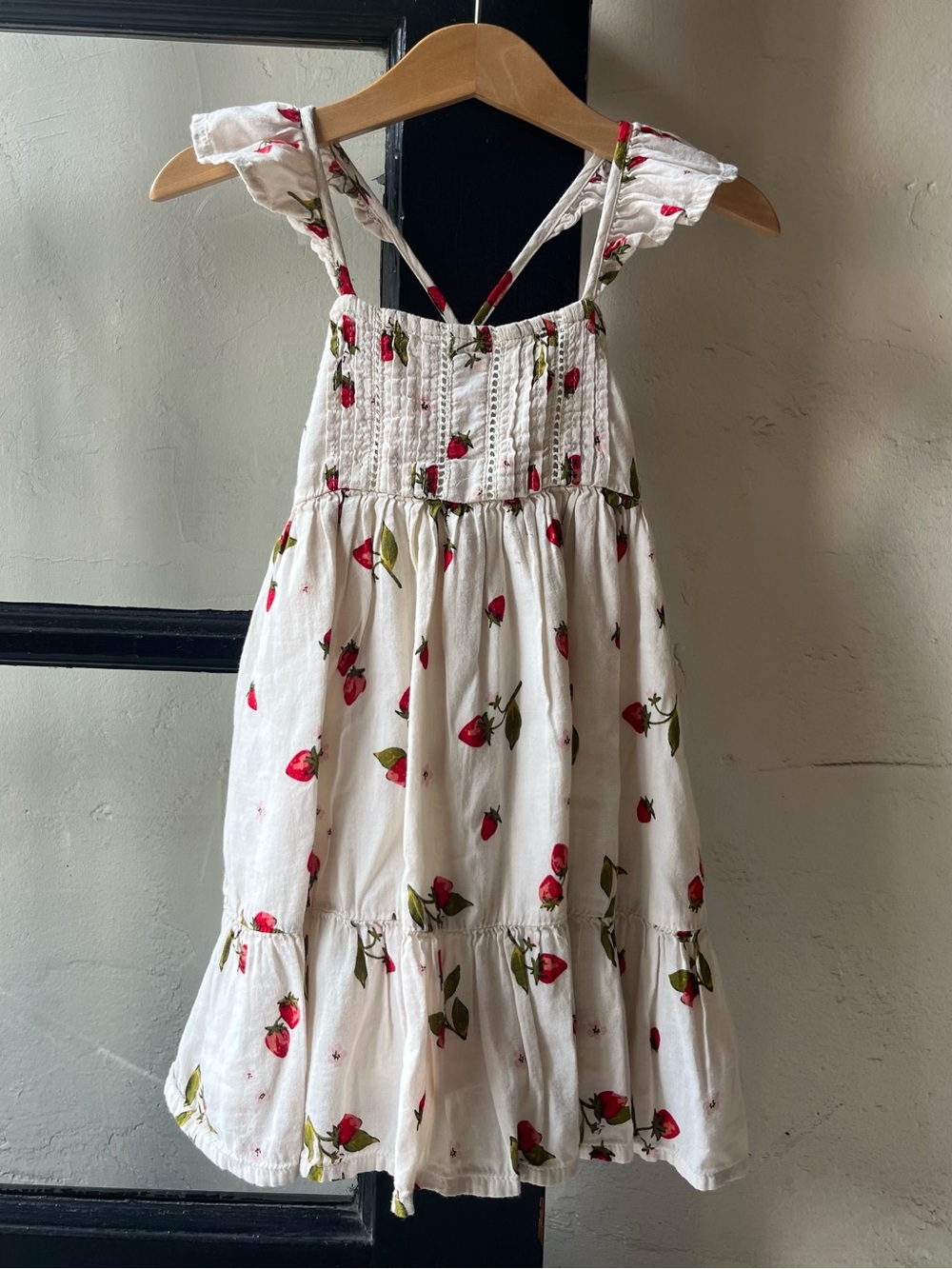 Darling Strawberry Print Cotton Dress